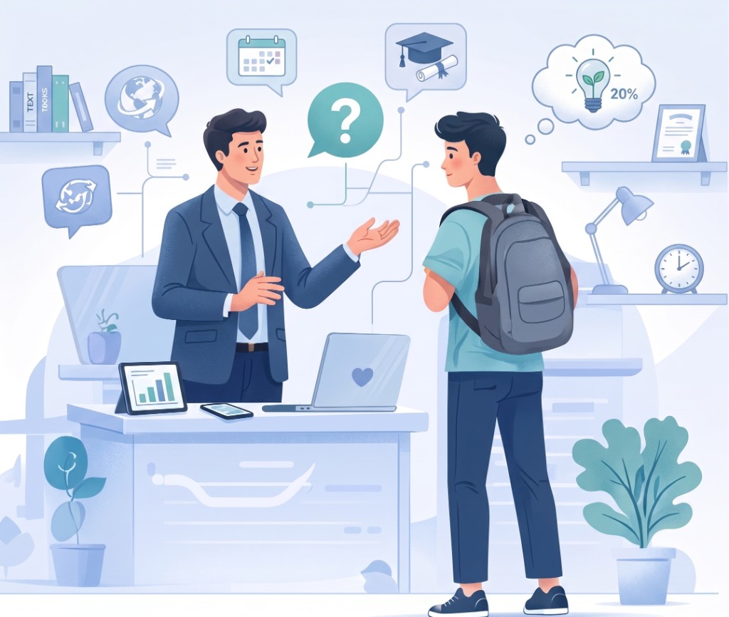 Career counselling discussion